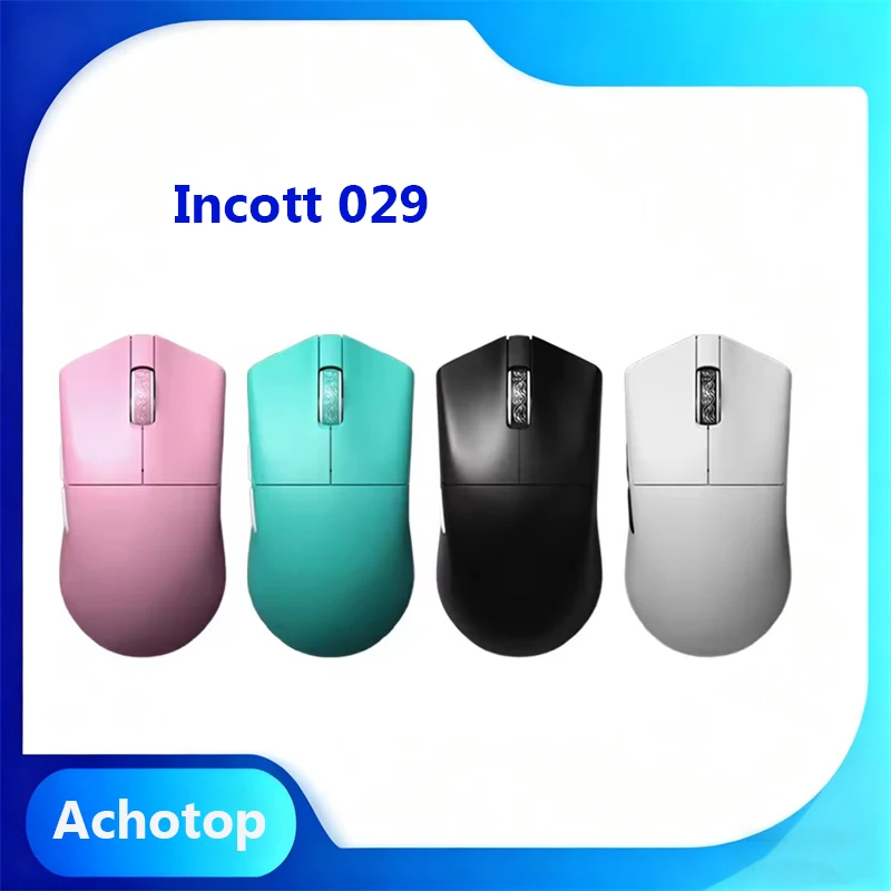 

Игровая мышь Incott 029 с тремя режимами PAW3395 2,4G 8K 32000 точек на дюйм, 34 г, легкая эргономичная настройка, аксессуары для ПК и геймеров
