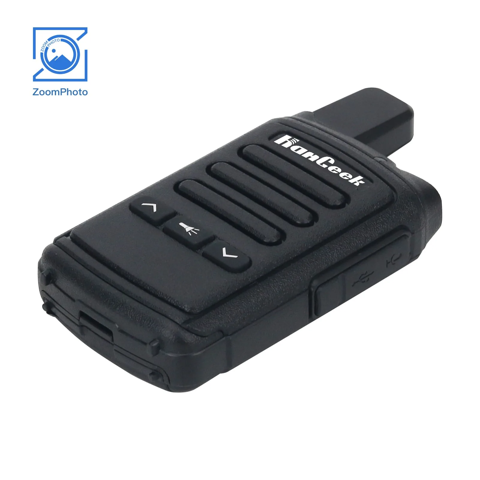 HamGeek-Mini9300 Mini Walkie Talkie, Orange, Black, 1-10km, UHF Radio for Hotel, Shopping Mall, 8W, 16CH, 2Pcs