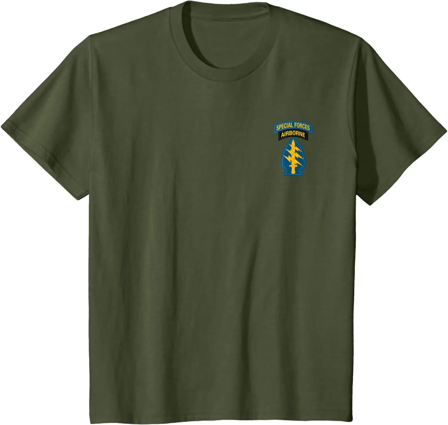 Summer Cotton Short Sleeve O-Neck Mens T Shirt New S-5XL tshirtgraphic  Green Berets Special Forces Group Airborne T-Shirt.man