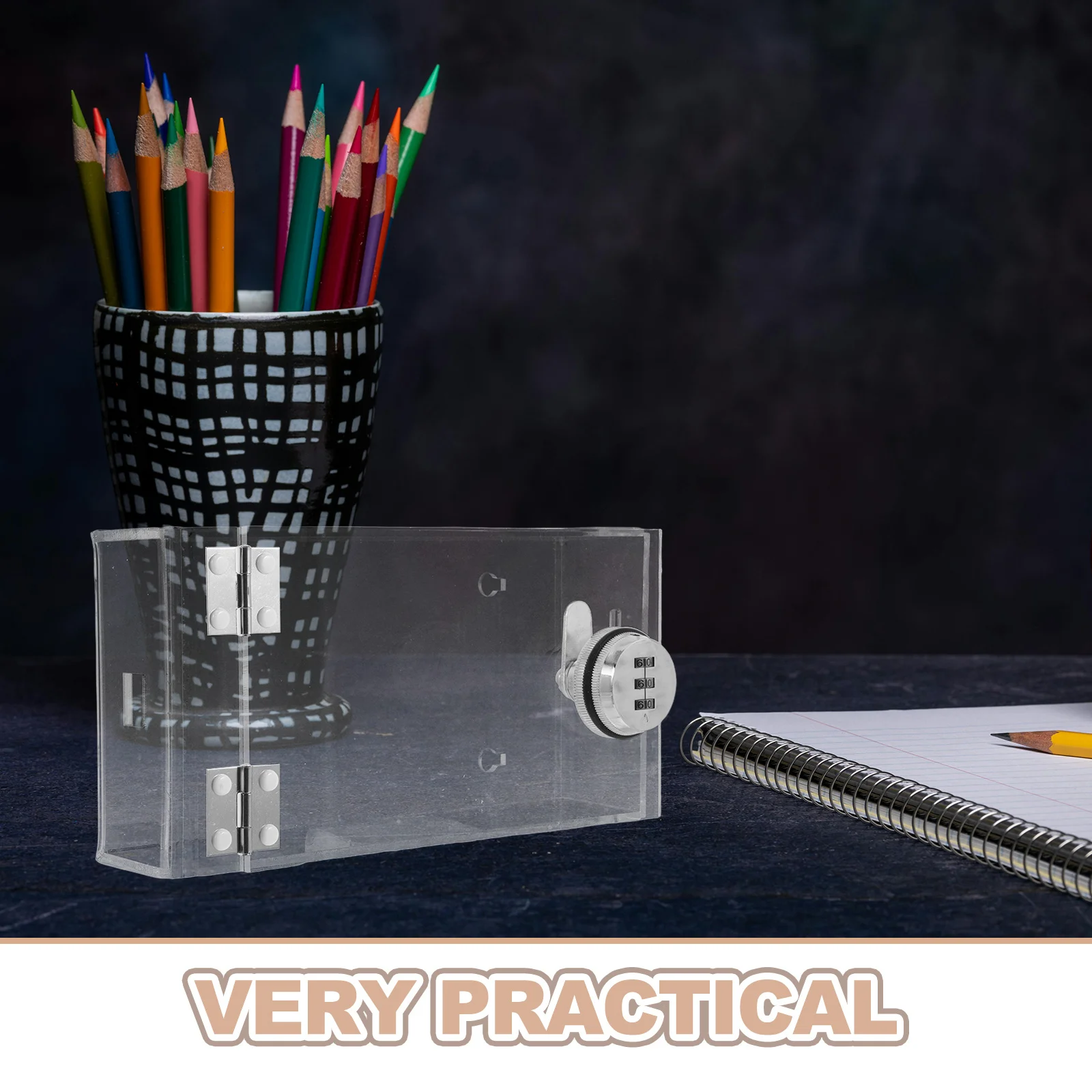 Mobile Phone Storage Locker Box Clear Acrylic Construction with Privacy Locks Perfect for School Office Focus Enhancement