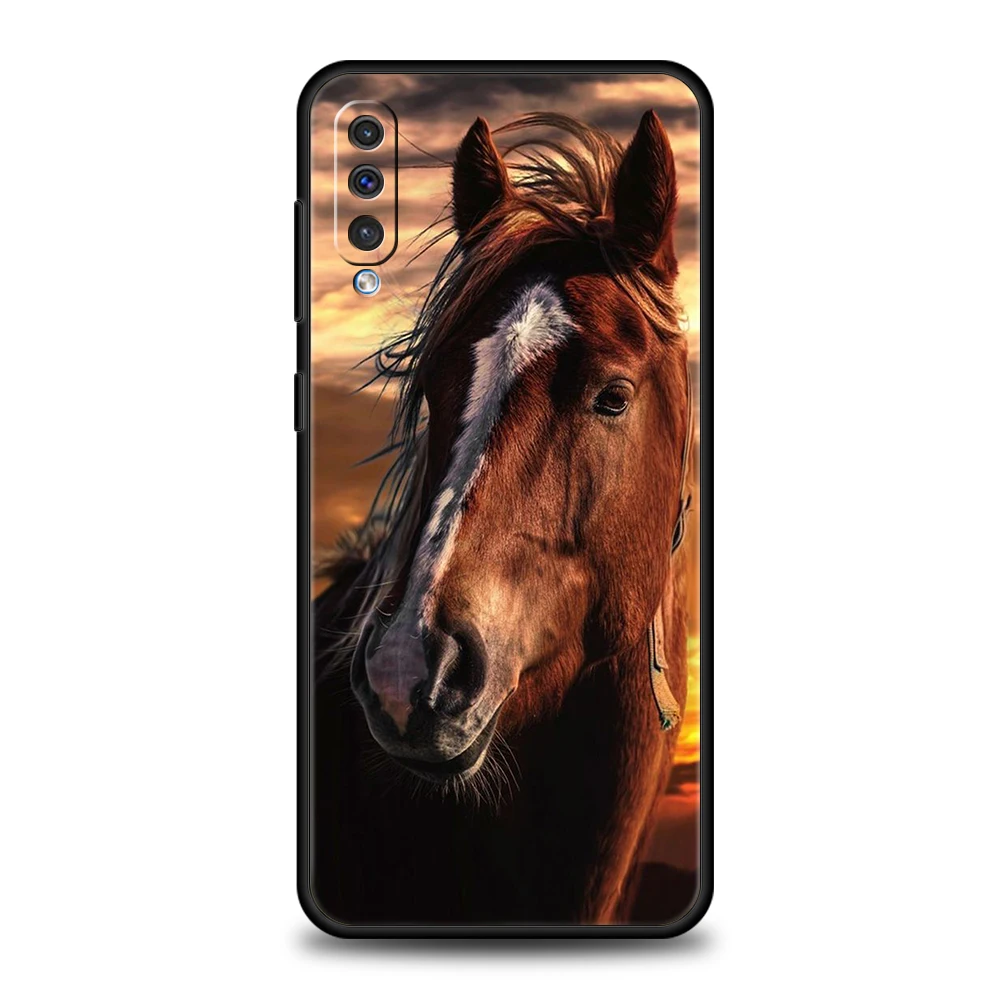 Horse Great Beauty Galloping Phone Case for Samsung Galaxy A12 A22 A10 A20 A30 A40 A50 A52 M12 M22 M31 M32 Shockproof Soft Shell