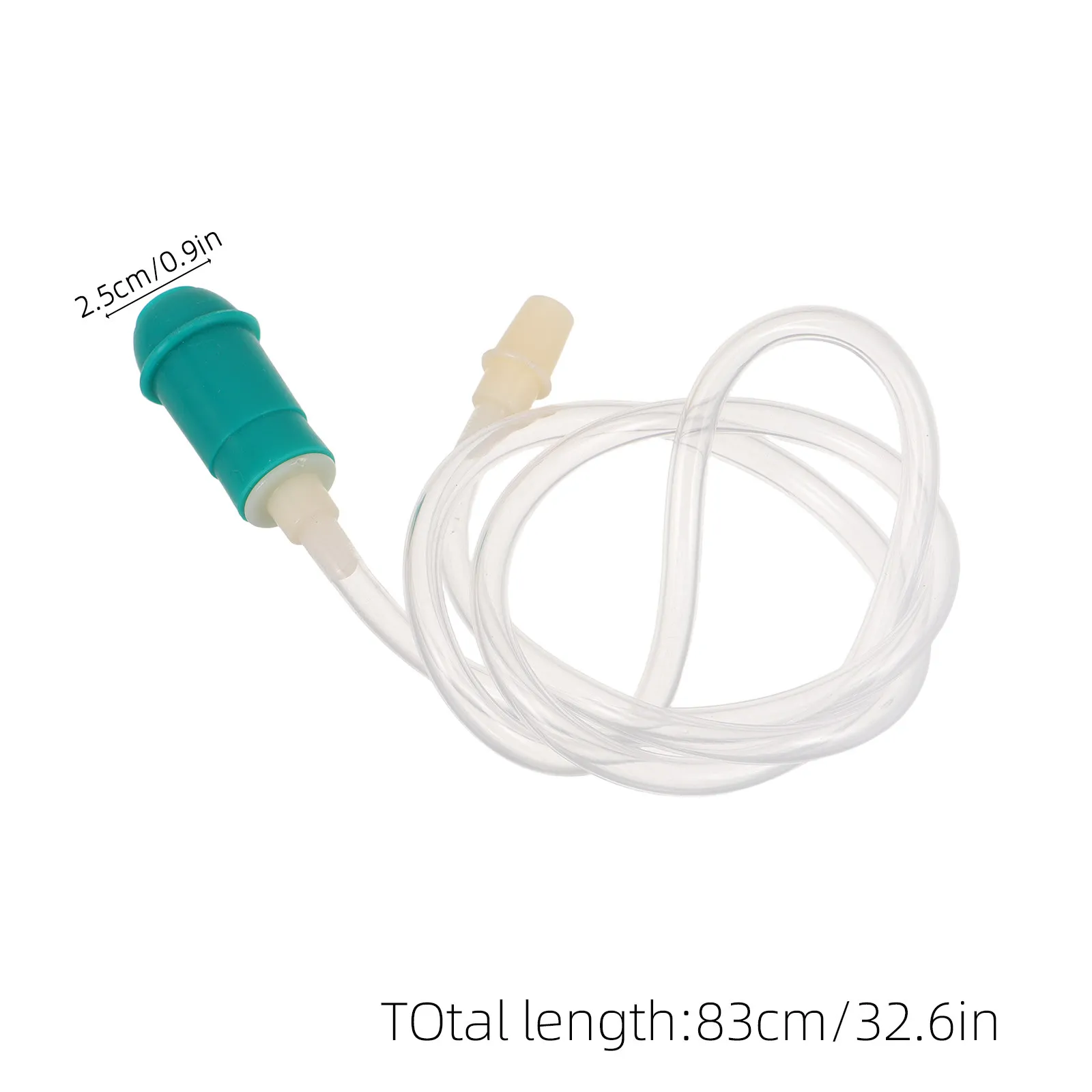 2Pcs Vacuum Cupping Connecting Hose Transparent Flexible Extension Tube Compatible with Most Cupping Pump Sets Home Therapy Use
