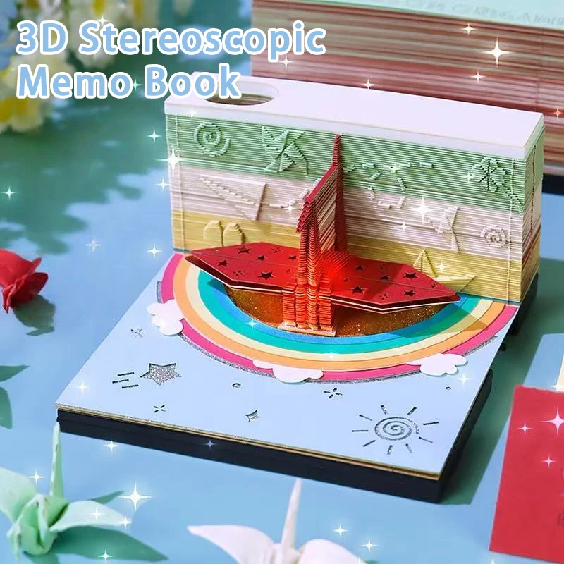 

2026 3D Tree Of Life Hand Tear Calendar Paper Carving Calendar With Led Lights Home Office Desktop Decoration Christmas Gift