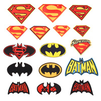 1Pcs Cartoon Miniso Disney Marvel Superman Patches Embroidery Iron On Clothes Jeans Apparel Decoration Appliques Sewing Clothing