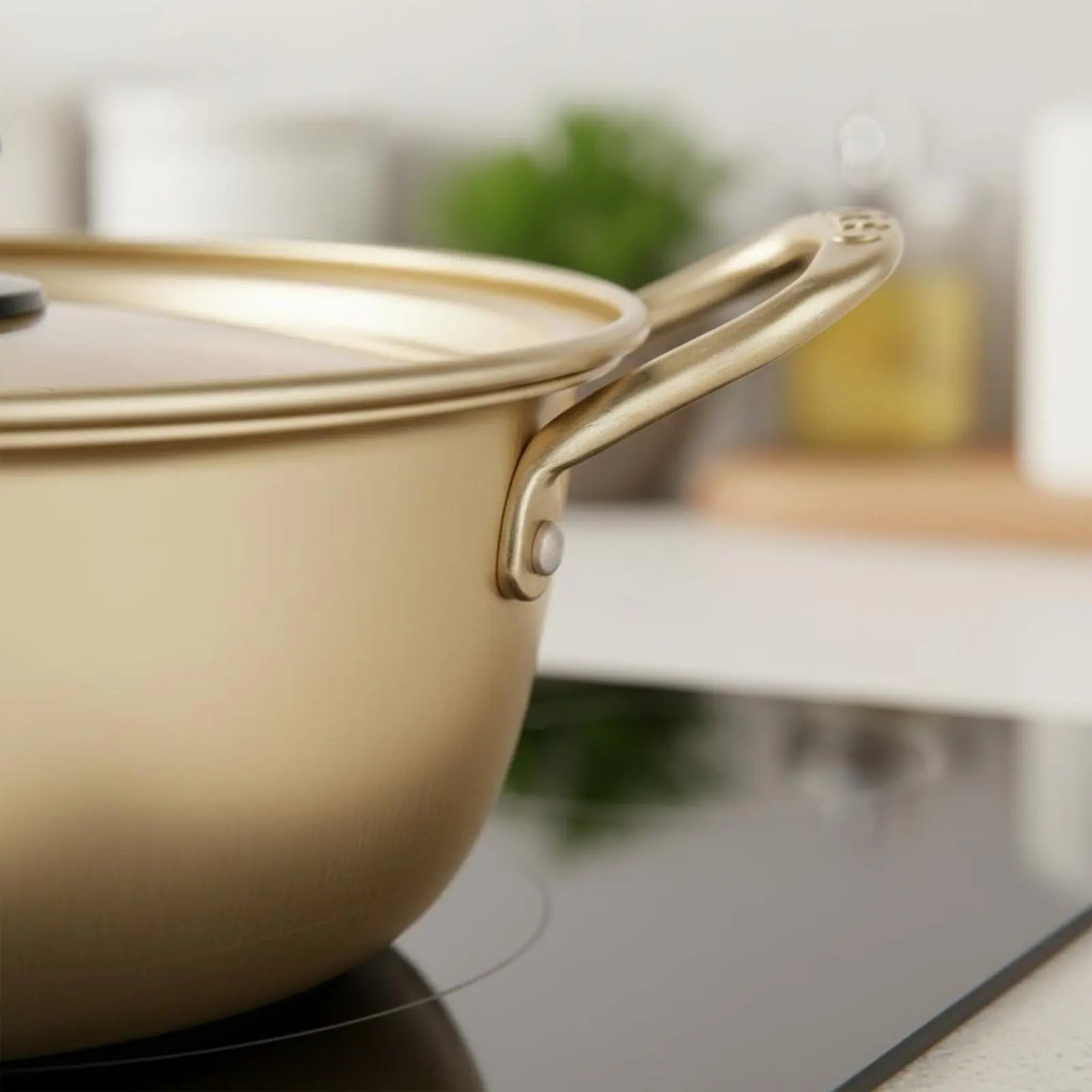 Korean Ramen Pot Versatile Instant Pasta Pot Double Handle Stockpot Easy to Clean Cookware for Dorm Room - view 4