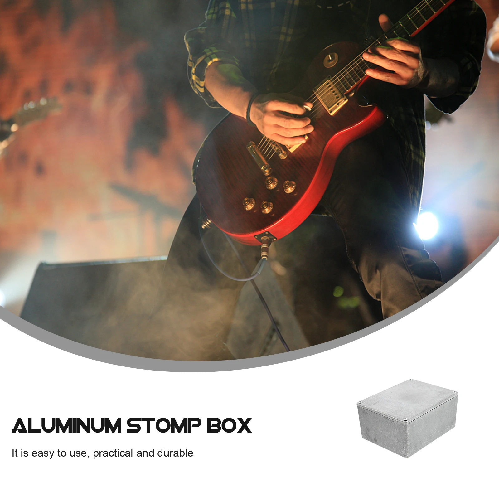 

Effect Aluminum Box Guitar Case Enclosure Distortion Pedals Cases Accessory Music Bass Effects