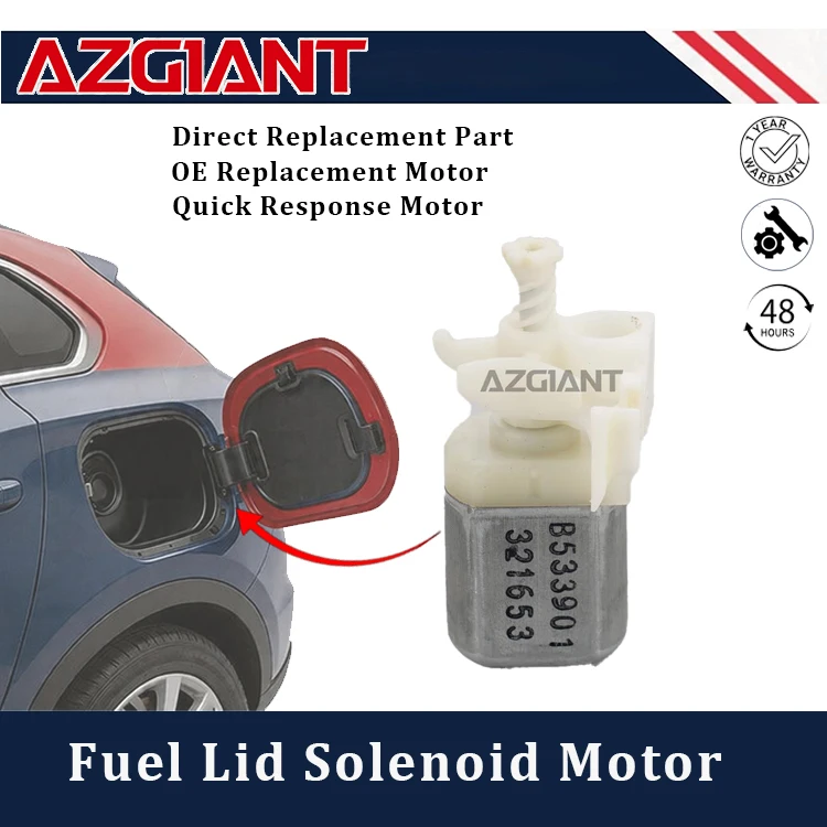 

Azgiant Fuel Cover Opening Motor For 2008-2011 Peugeot 308 CC Solenoid Drive System Auto Lock System Parts