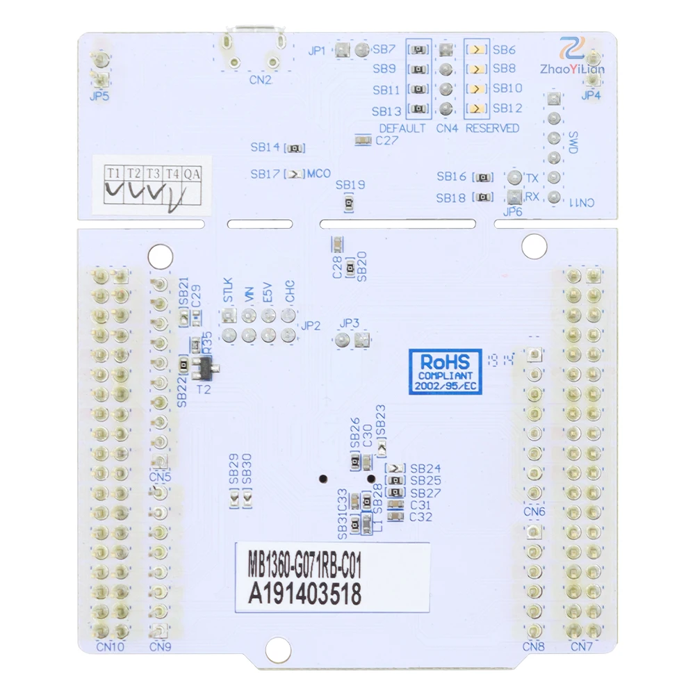 For STM32 NUCLEO G071RB STM32G071RBT6 Cortex M0+ Development Board