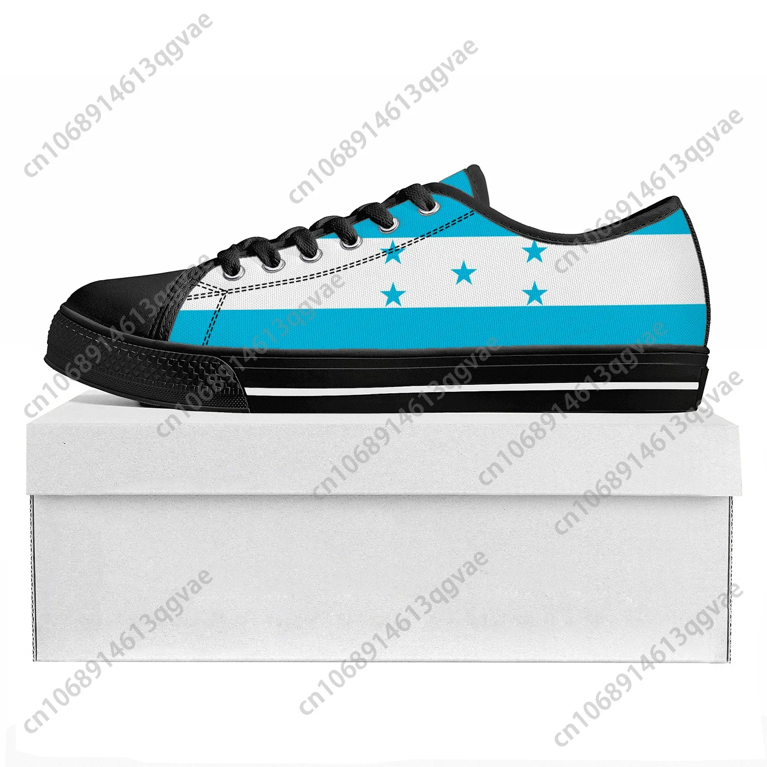 

Honduran Flag Low Top Sneakers Mens Womens Canvas Sneaker Honduras Prode Casual Couple Shoes Custom Shoe