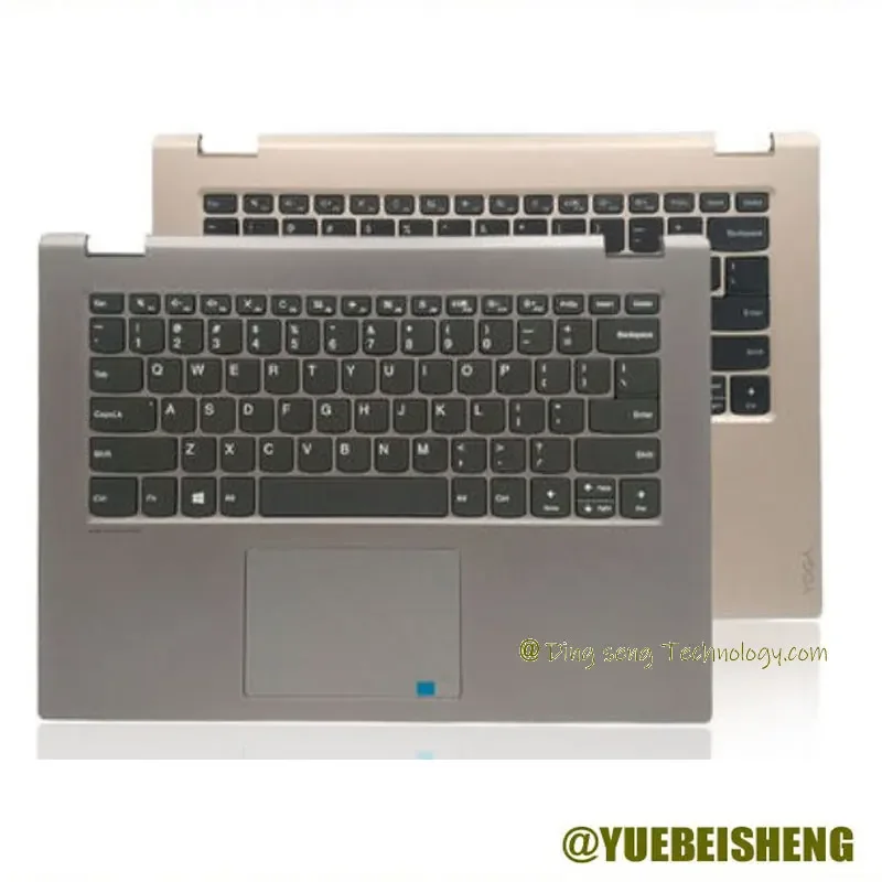 

New/org For lenovo YOGA 520-14 YOGA 520-14IKB IdeaPad 2in1-14 flex5-14 palmrest US keyboard upper cover Touchpad