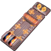 NEW Powerful Soft Moxibustion Magnetic Therapy Vibration Massage Pad Neck Back Foot Body Muscle Relax Electric Massage Mattress