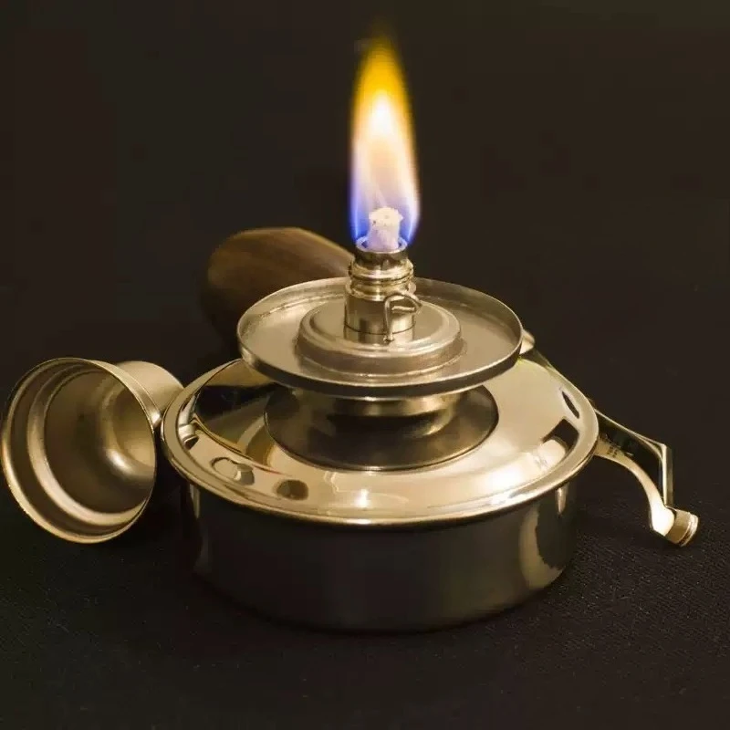 Adjustable Flame Alcohol Lamp Explosion‑proof For Leather Waxing Craft Coffee Heating Experiment Tool