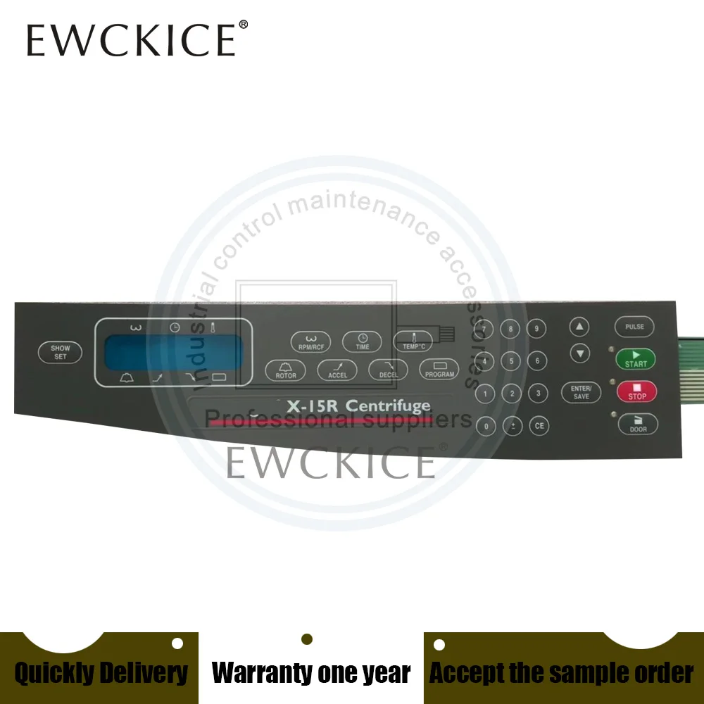 

NEW Allegra X-15R Centrifuge HMI PLC Membrane Switch keypad keyboard