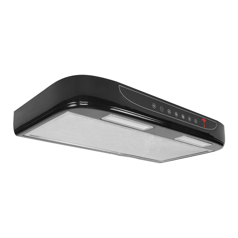 RV Caravan Accessories Factory Motorhome 12V Kitchen Range Hood with Touchscreen & LED Light for RV Camper Yacht Kitchen