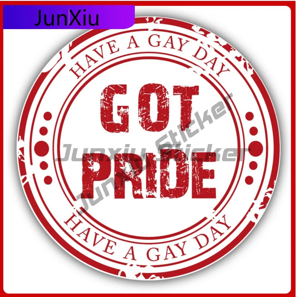 

Lgbt Got Pride Creative Sticker Stamp Car Decal Bumper Stickers Anime Style Helmet Use For Car Window Auto Styling Accessory