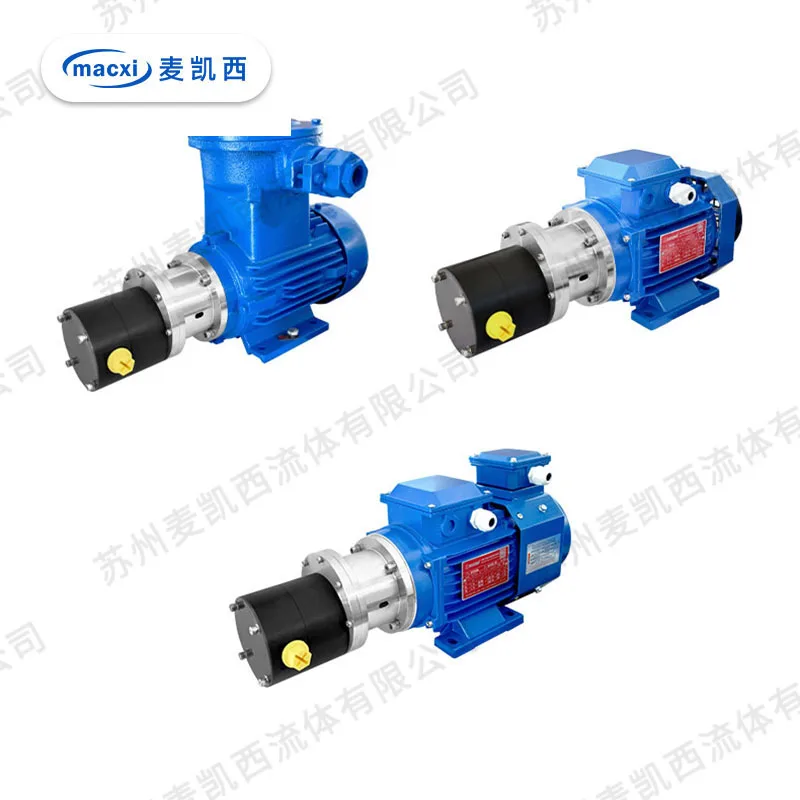 6.0Cc fluoroplastic gear pump, can transport benzenesulfonic acid, concentrated sulfuric acid, concentrated nitric acid