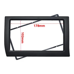Car 2Din Panel Fascia Frame For Citroen Elysee 2006 Stereo Radio Dash Fitting Kit Installation Bezel Plate Face Frame