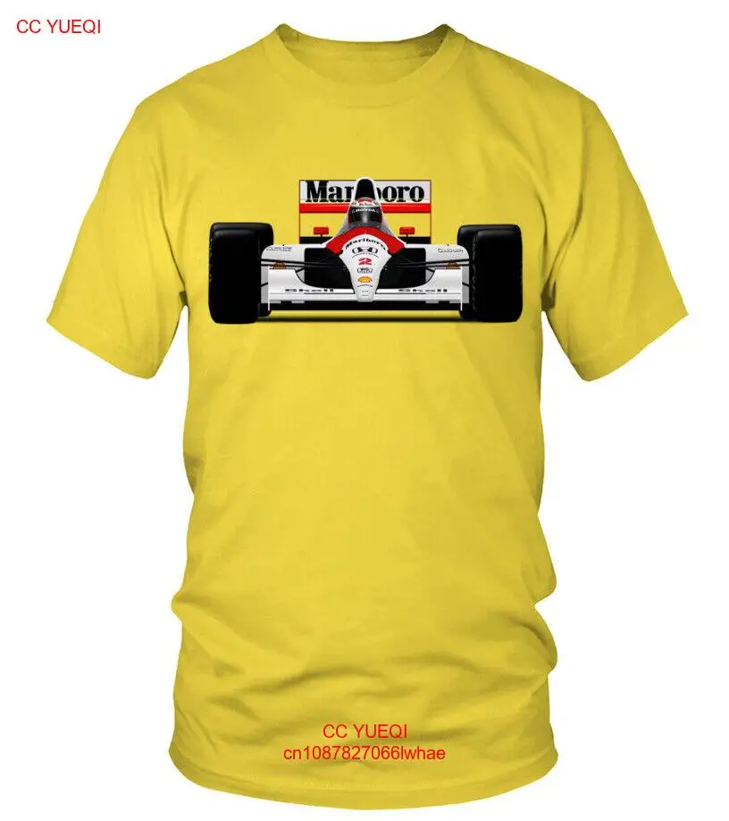 F1DR71-037-YL.GERHARD BERGER - MP4 6 T-SHIRT PREMIUM T-SHIRT SIZE S-5XL