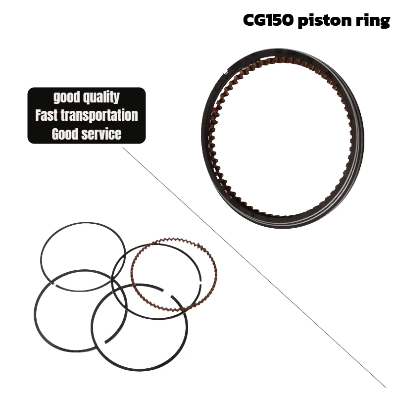 Factory Direct Selling High Performance Products Motorcycle Engine Parts Piston Ring for CG150