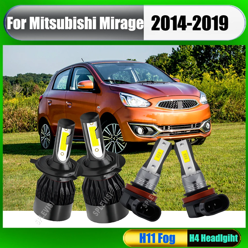 

Waterproof & Weatherproof LED Car Headlight Headlight Fog Light H4 H11 711 For Mitsubishi Mirage 2014 2015 2016 2017 2018 2019