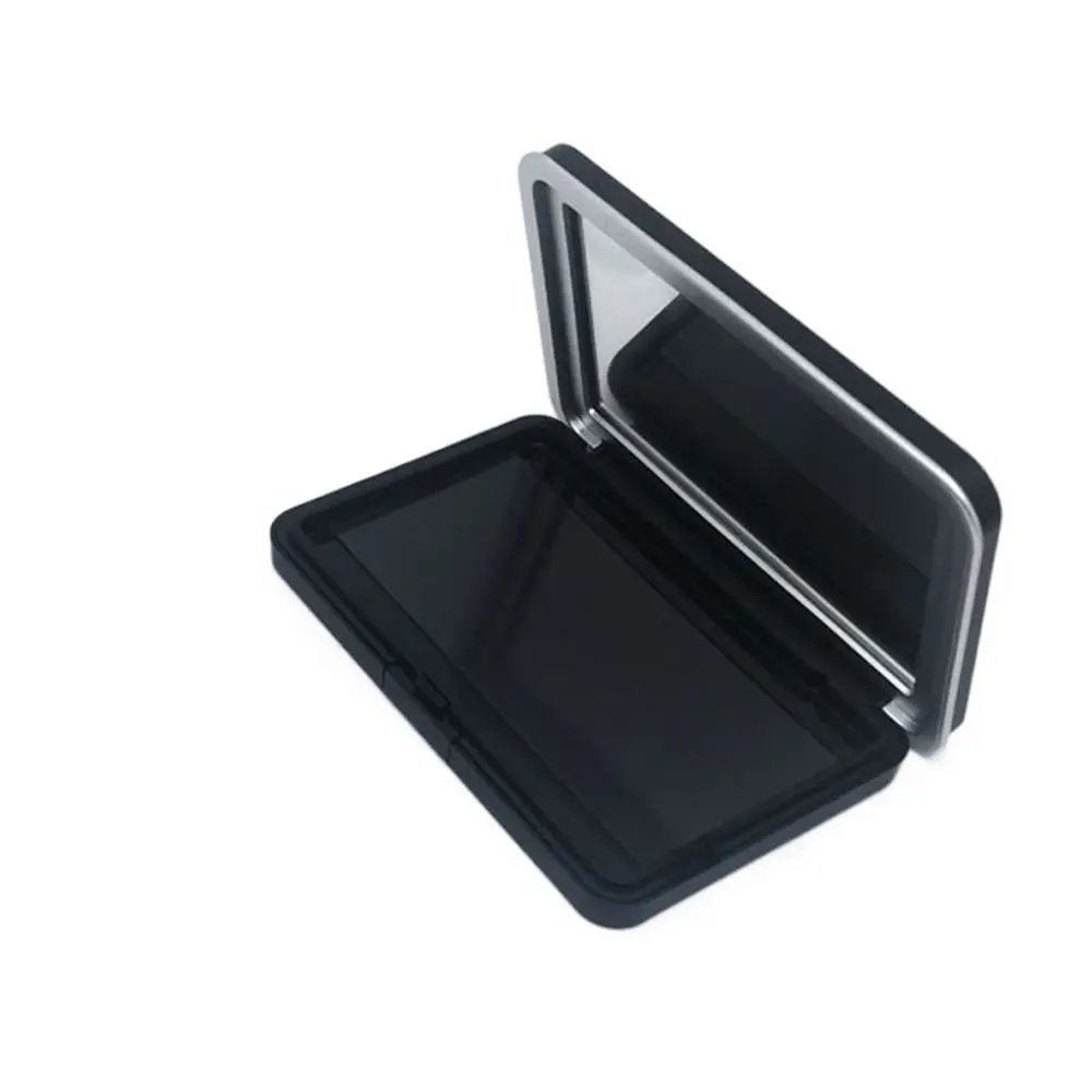 

Magnet Empty Cosmetics Palette Durable Dustproof Makeup Blusher Case Space Saving Square Cosmetics Dispensing Box