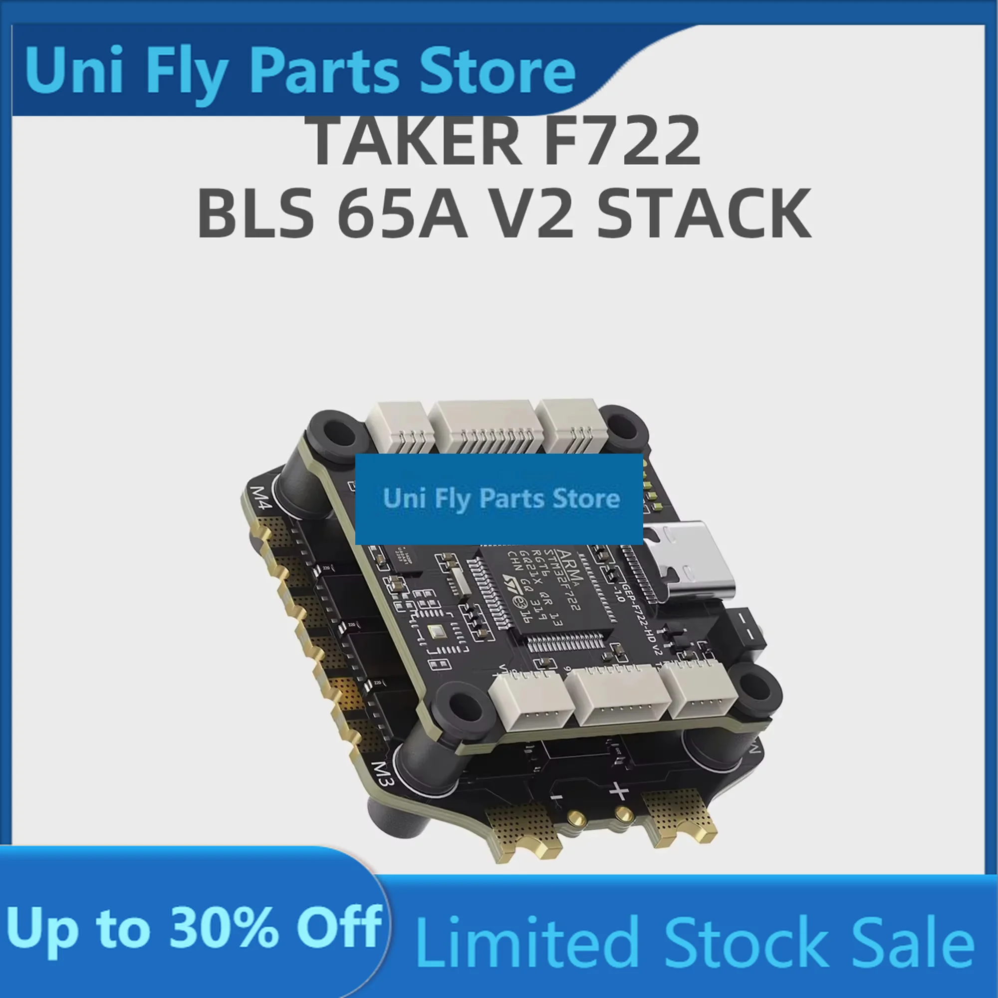UniFly GEPRC TAKER F722 BLS 65A V2 Flight Stack With F722 Flight Control 65A 4IN1 ESC Data Analyze Record Flight Data For FPV Dr