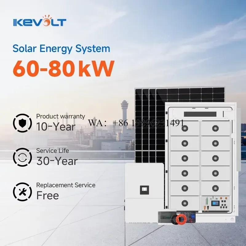 KEVOLT High Voltage All in One Solar Power System 60kW 80kW Solar Panels with Battery and Inverter for Homeenergystorage