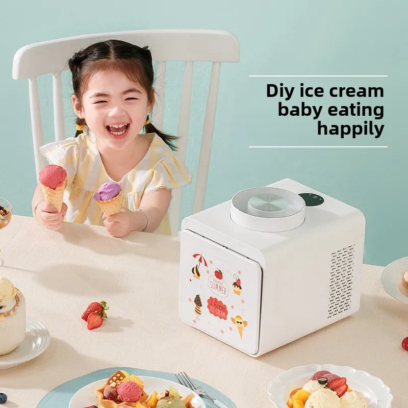 المحمولة آلة صنع الزبادي الآيس كريم الحليب المجمد الفاكهة المخروطية آلة للاستخدام المنزلي electrodomesticos الفقرة la cocina صانع 요ğrt mez이kers #3