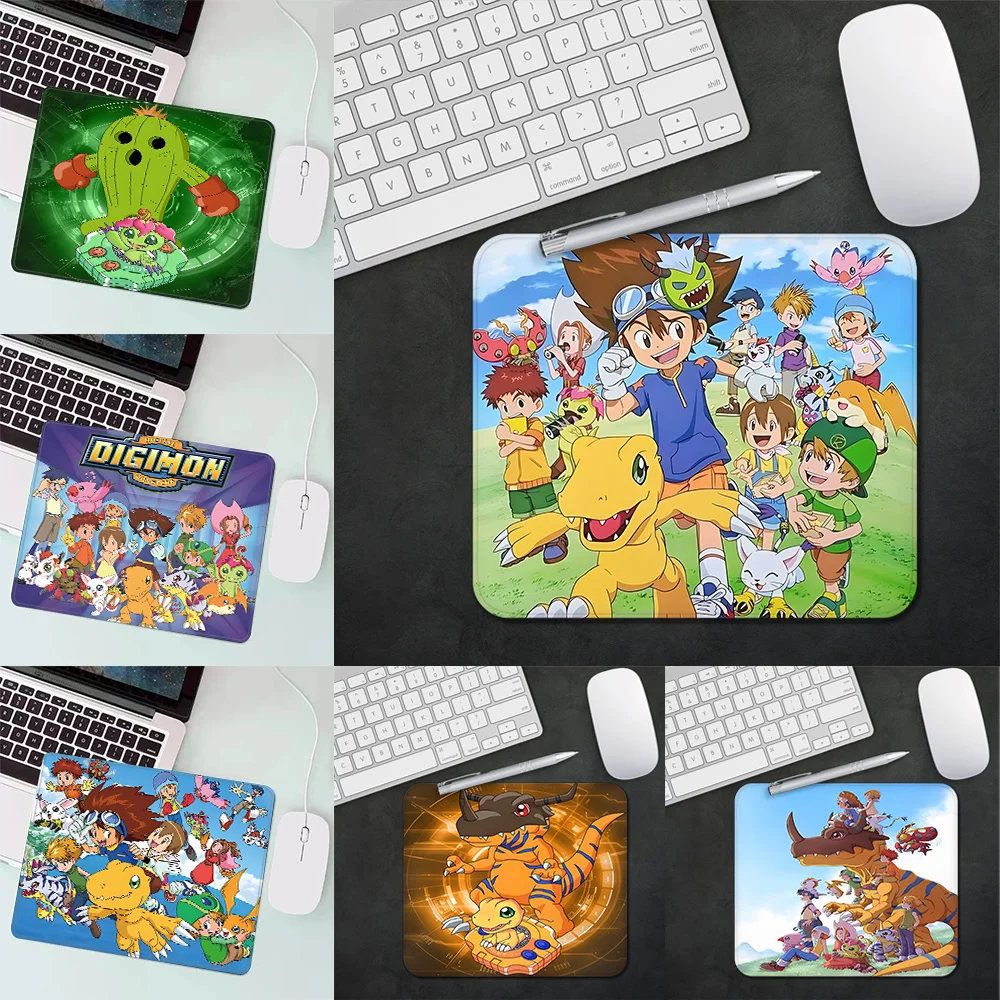 

Gaming Mouse Pad XS Small Mousepad For PC Cute Digimon Playmats Greymons Gamer Desktop Decoration Office Mouse Mat Deskmat Rug