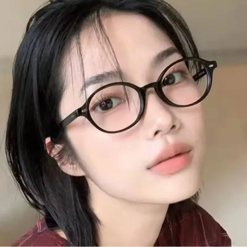 Anti-blue Light Glasses Vintage Round Eyewear Women Men Retro Fashion Eyeglasses Blue Light Blocking Man Lady Computer Eyeglas
