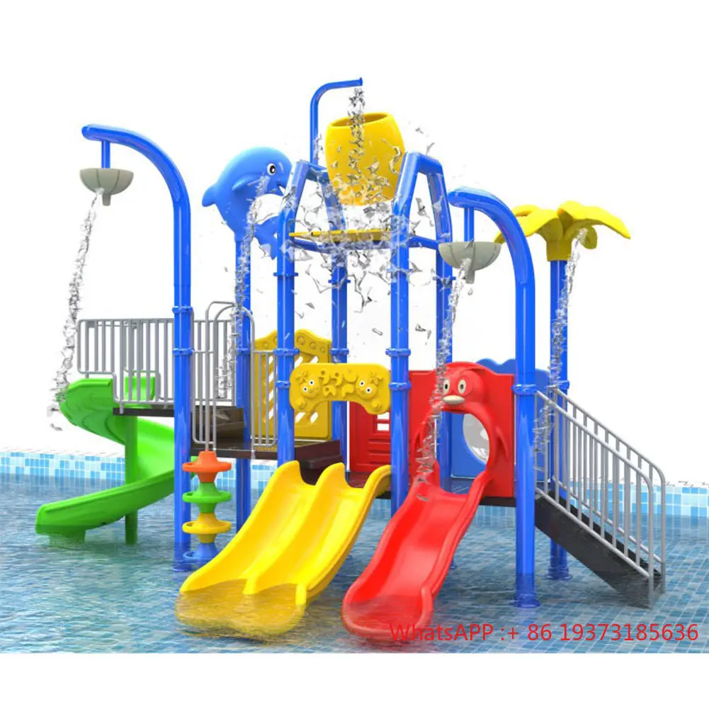 

Commercial Aquatic Adventure Kids Water Slide Outdoor Playground Park Children Kids Resort Water Sliding for Swimming Pool
