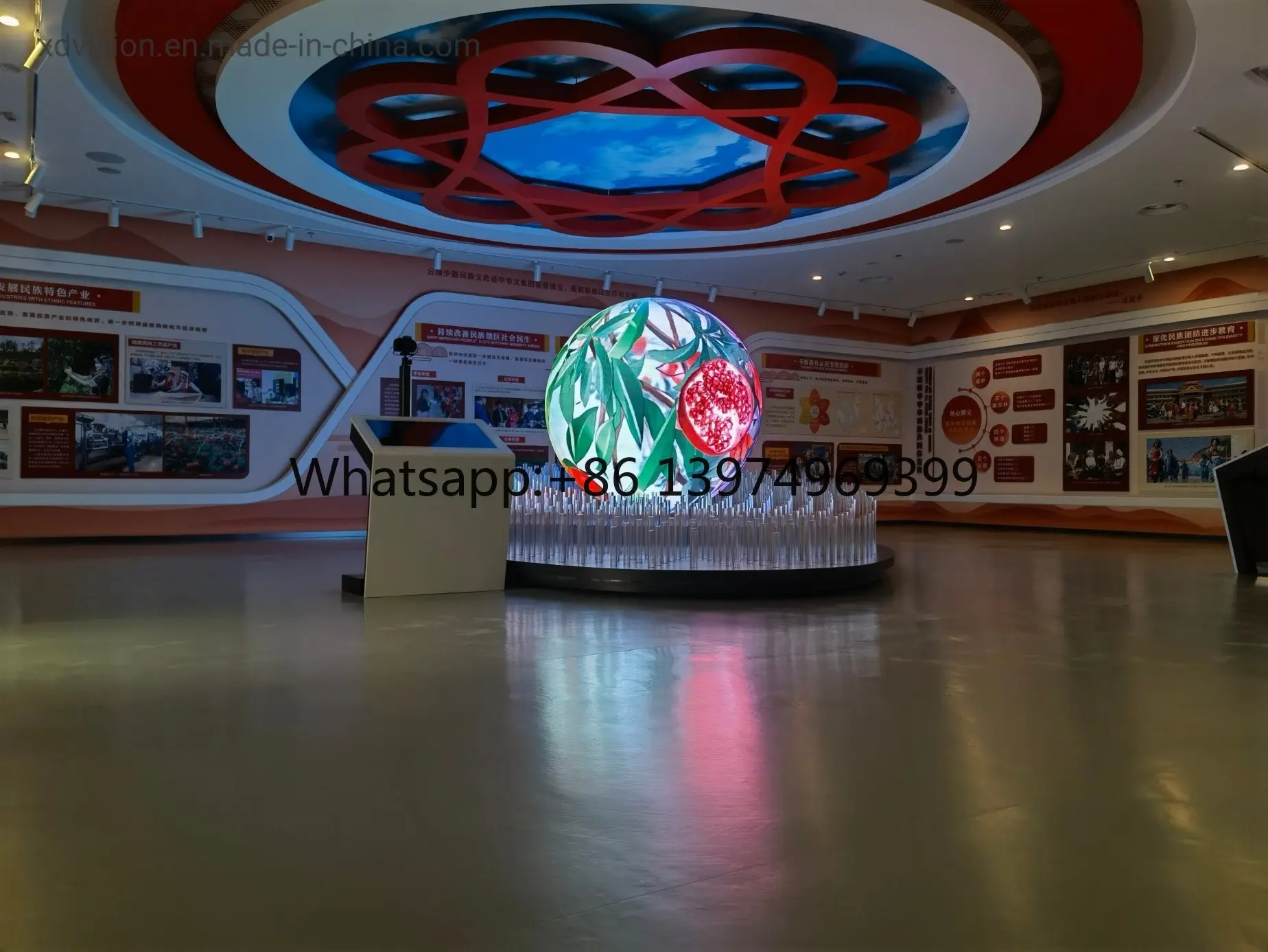 Customize LED Video Ball P2.5 Diameter 1 Meter Sphere LED Screen Irregular Shape Led Display Mobile Control