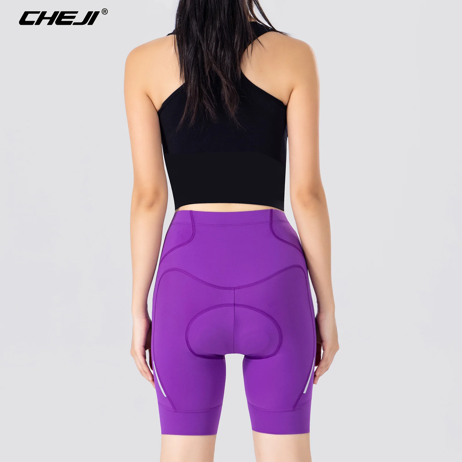 CHEJI New Women Cycling Shorts Equipment Running Sports Biker Bicycle Shorts Women 2024 Bicicleta Pants Quick Dry Spandex