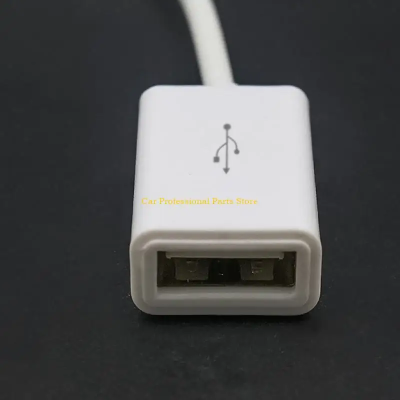 

R53D 3.5mm (1/8 inch) AUX Stereo Plugs Male to USB Female OTG Adapter Converter Cable for Playing Music with U-Disk in Car
