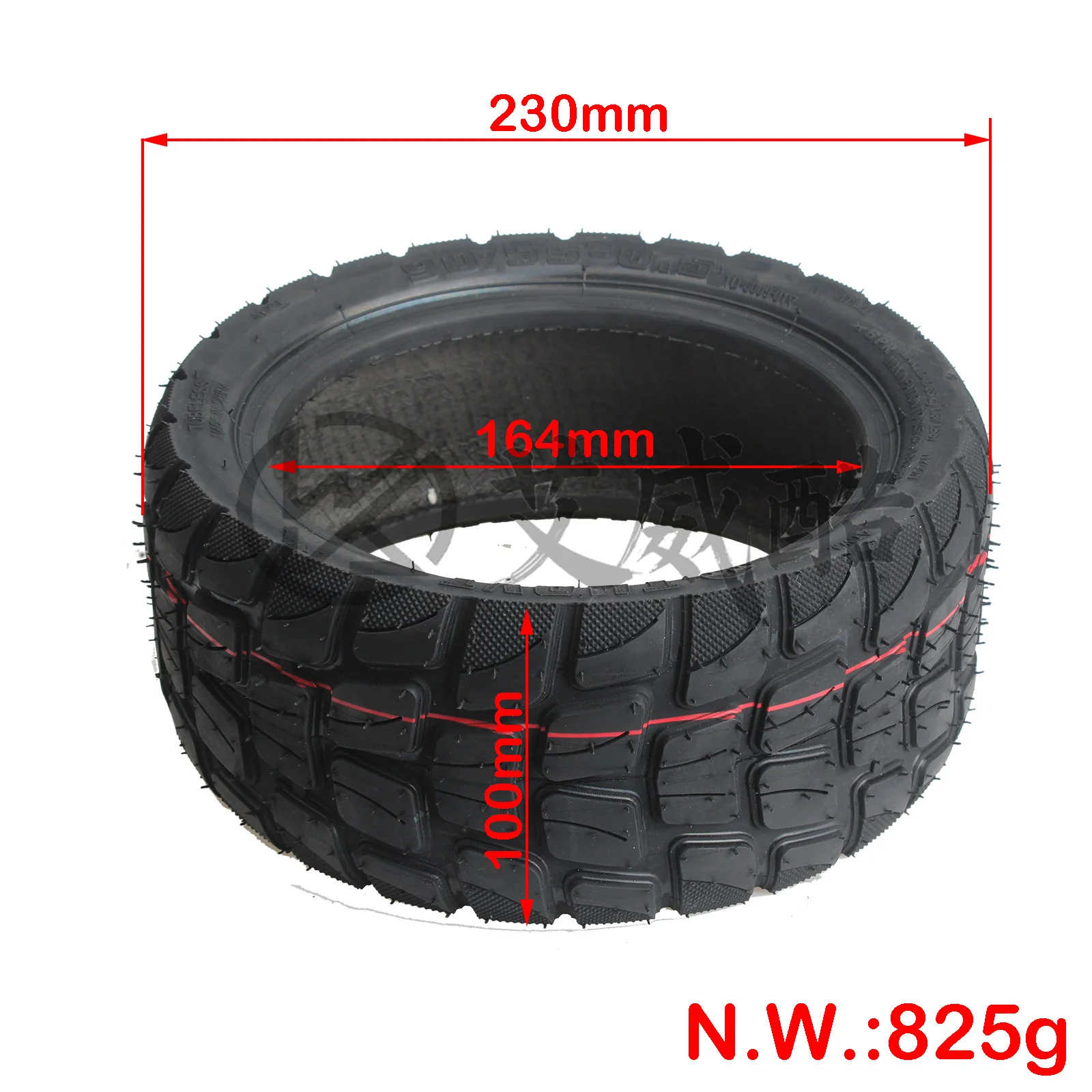 90/55-6.5 TUOVT المضادة للانزلاق على الطرق الوعرة فراغ الإطارات لايحتاج الإطارات ل التحديثية Dualtron الرعد كيك سكوتر الترا سكوتر كهربائي