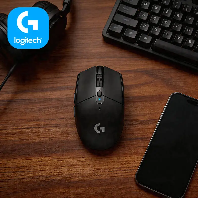 Gaming Mouse Logitech G305 LIGHTSPEED Wireless, 12000 DPI HERO Sensor, 6 Buttons, 250hr Battery, 99g, PC Mac Gamers