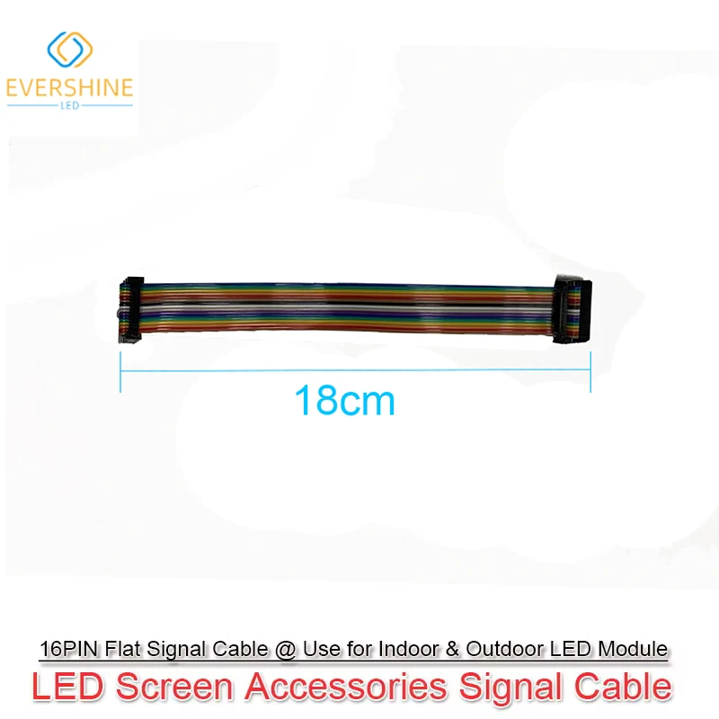 10pcs/lot 18CM Pure Copper Flat Ribbon 16pin flat cable for connecting LED module receiver signal aliexpress online shop