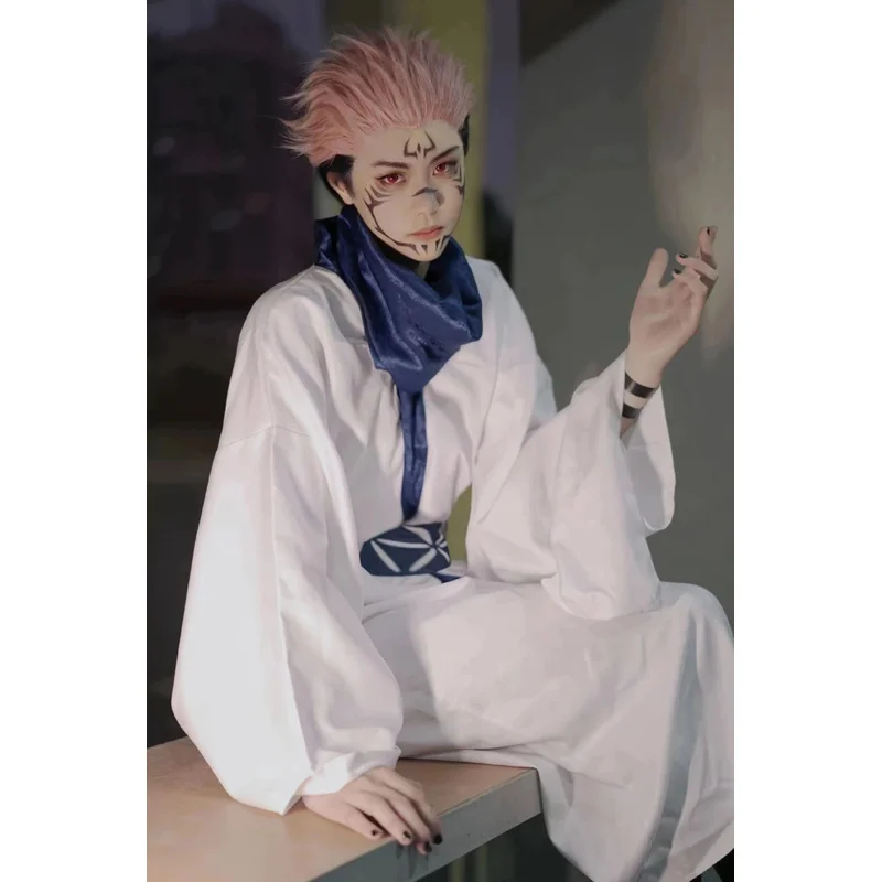 جديد ★   أزياء أنيمي Jujutsu Kaisen التأثيرية Iori Utahime Ryomen Sukuna شعر مستعار كيمونو ياباني طقم فستان حفلة الهالوين ★   2025 تشي ☆