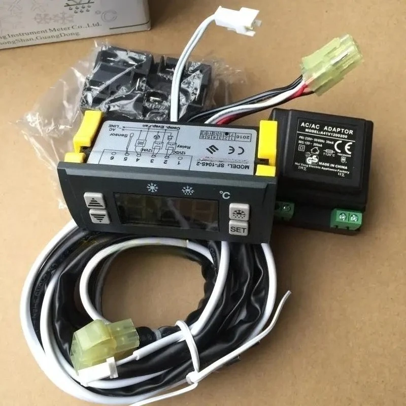 SF‑104S‑2 Digital Display Thermostat, Refrigeration Temperature Controller For Display Cabinet, Refrigerator And Freezer Part