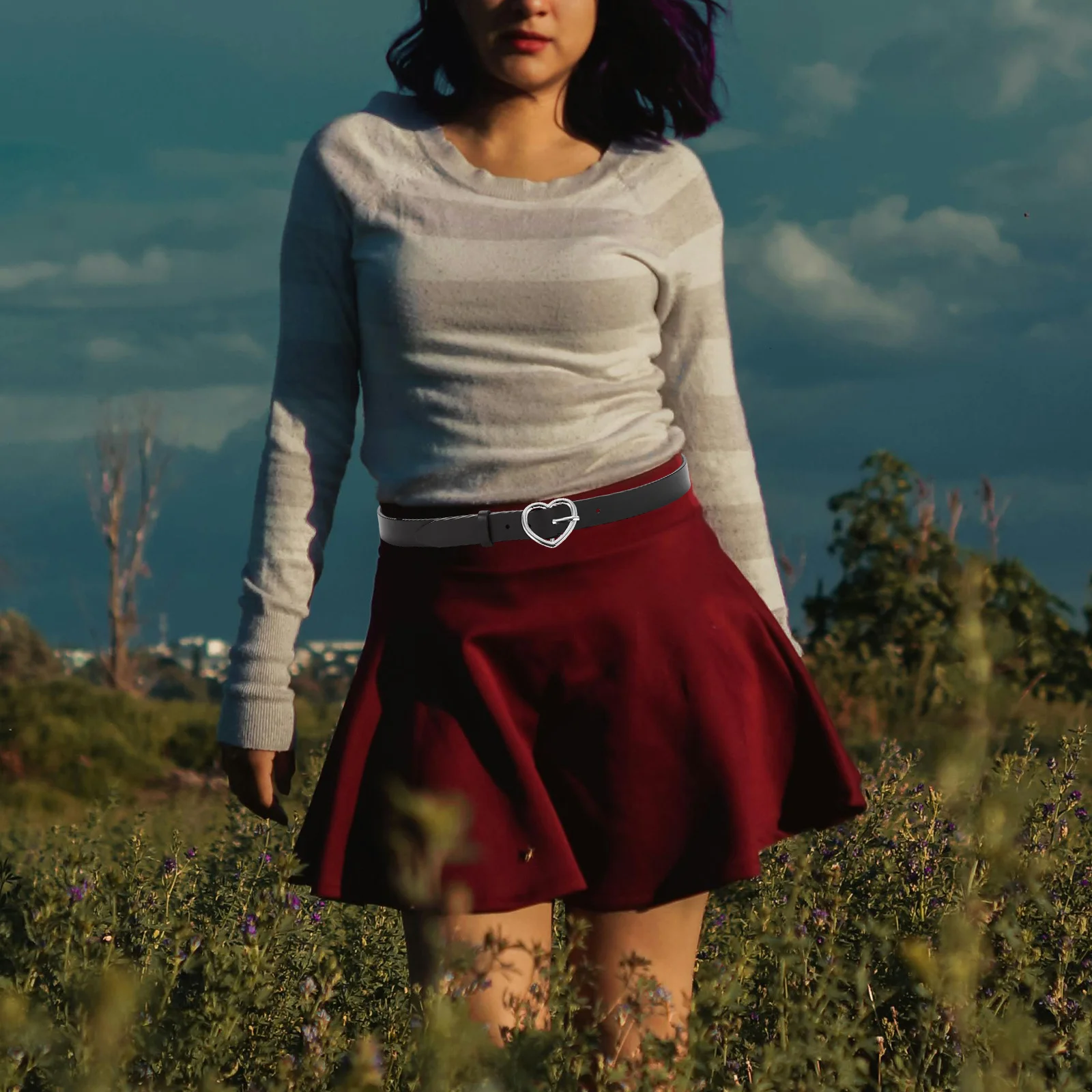 10 stücke Herzförmige Taille Schnalle Dekorative Legierung Pin Schnalle Für Gürtel Einzelne Zinke Strap Ersatz Hardware Handwerk Nähen