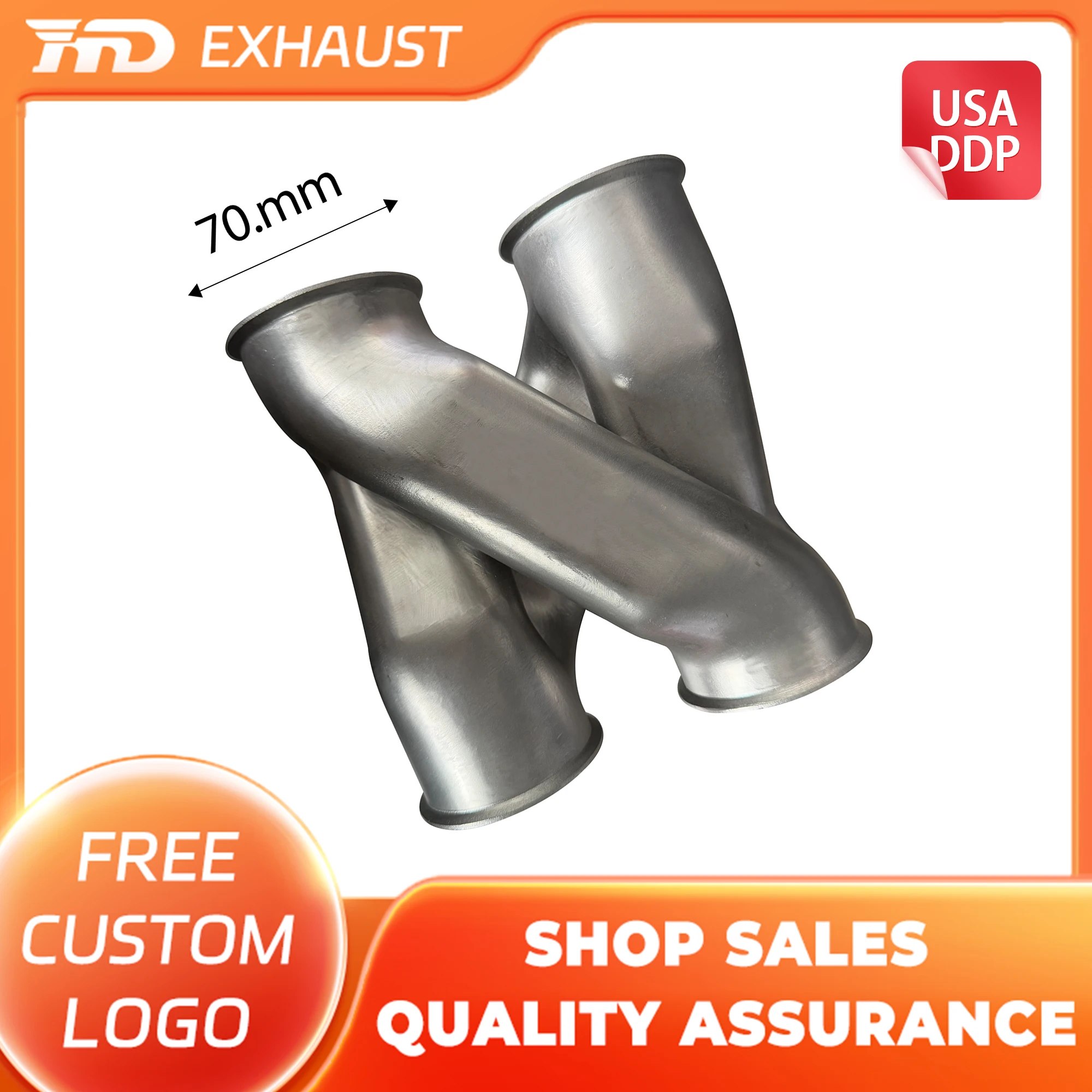 

HMD Exclusive Customization SUS304 Car Accessories for Universal Z Pipe