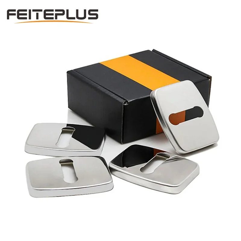 

4 х защитная крышка дверного замка из нержавеющей стали для BMW X1 X3 X5 X6, все серии, защита дверного замка, защитная пластина