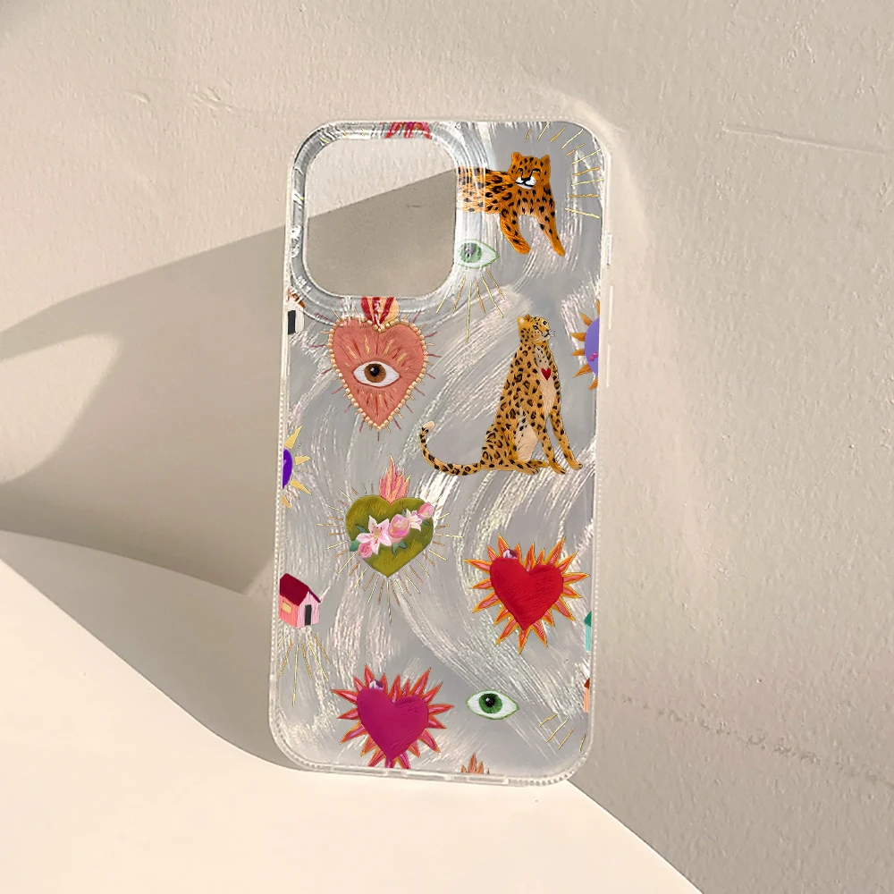 Mystical Leopard Ins style Pho - Phone Cases Hard ulasan dan harga