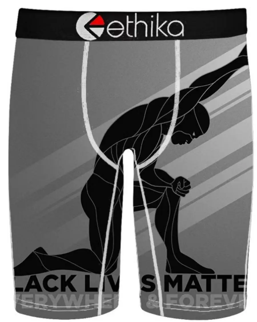 ملابس داخلية للرجال من ETHIKA مصنوعة من البوليستر S-XXXL قطعة واحدة - حزام خصر مطاطي، تصميم خالٍ من الغضب