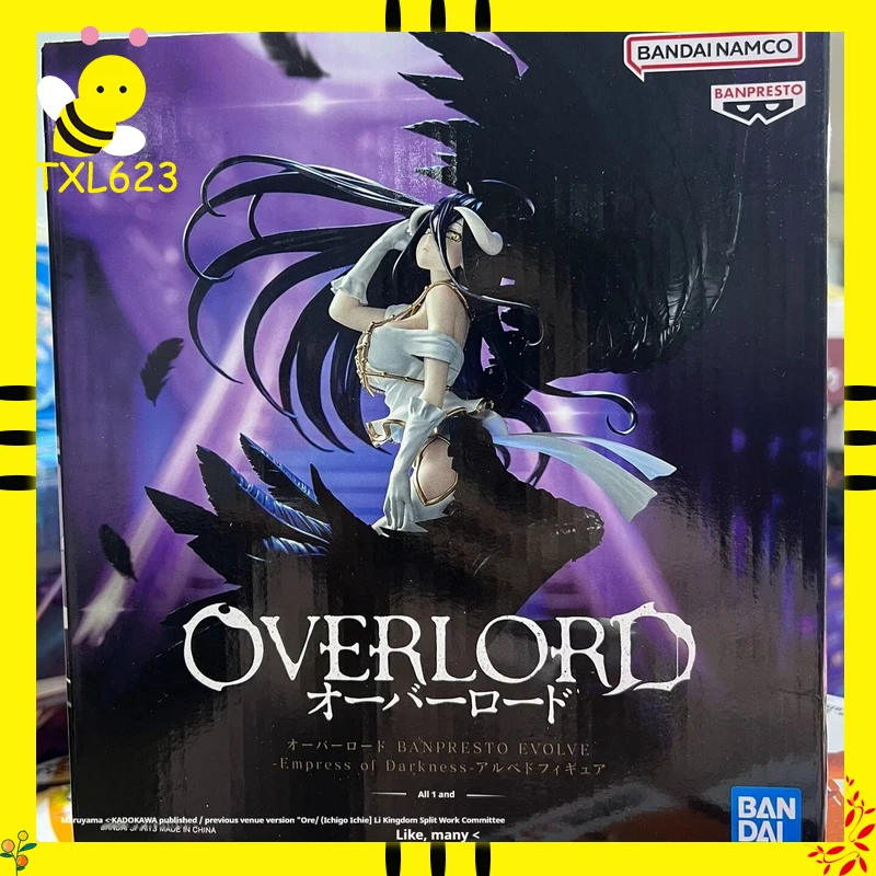 Banpresto Evolve Queen Of Darkness Albedo King Of The Undead Scenic Fashion Figure Collection Cadeau de Noël