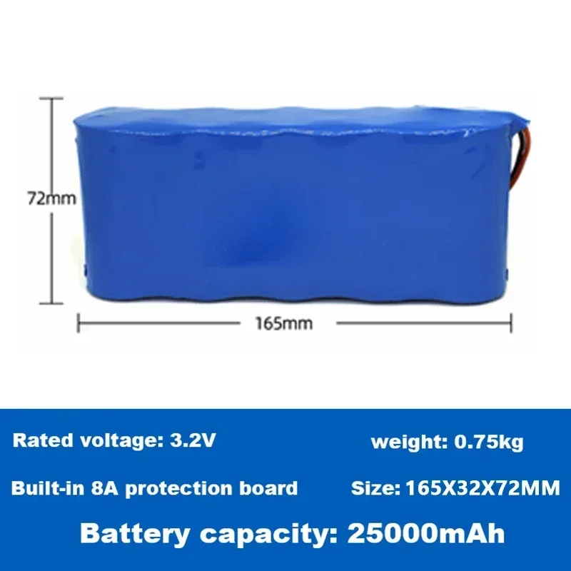 3.2V 32700 32650 Solar Lamp Battery Large Capacity Lithium Battery Solar Street Lamp Floodlight Battery With Protection Panel