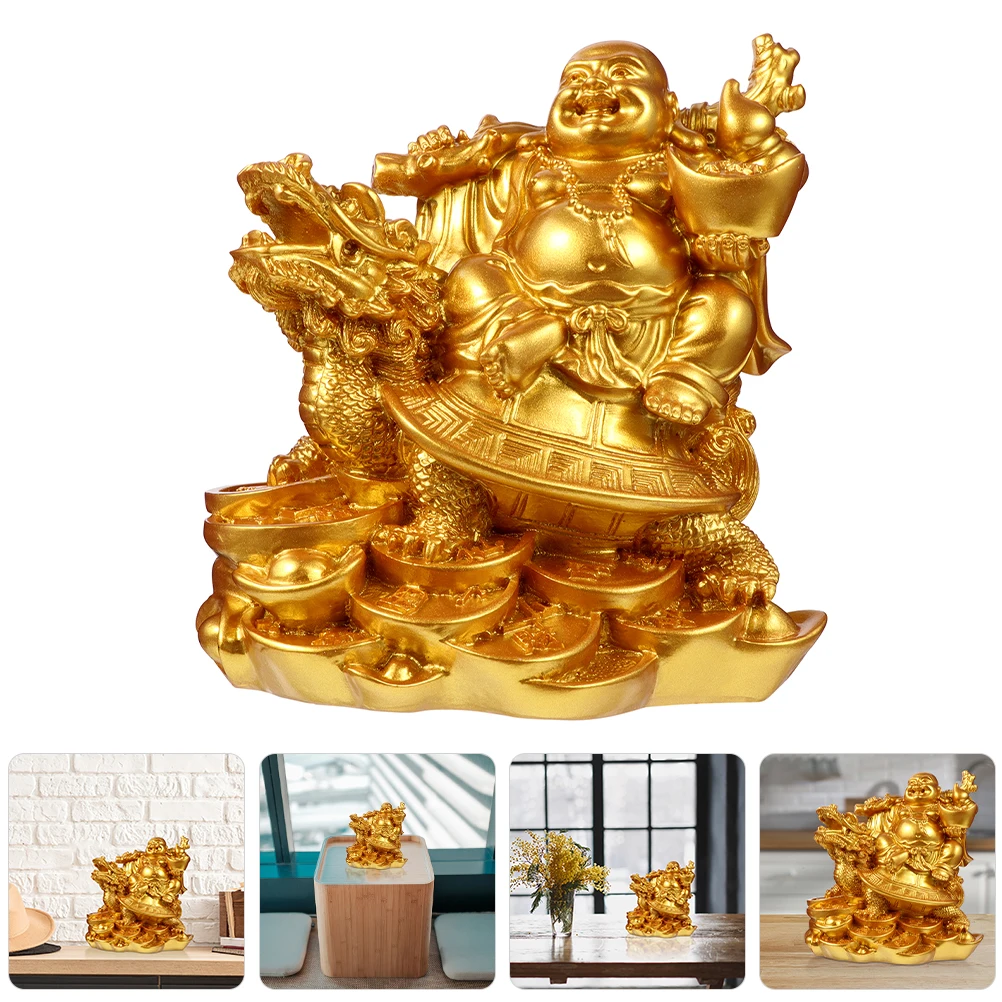 

Ornaments for The Home Maitreya Buddha Wealth Decor Statue Resin Decoration Living Room
