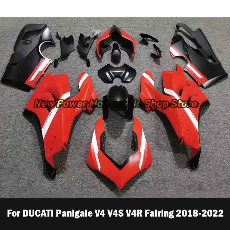 

NEW ABS Motorcycle fairings kit full Injection for DUCATI Panigale V4 V4S V4R 2018-2022 High Quality Body Kit Black Red White