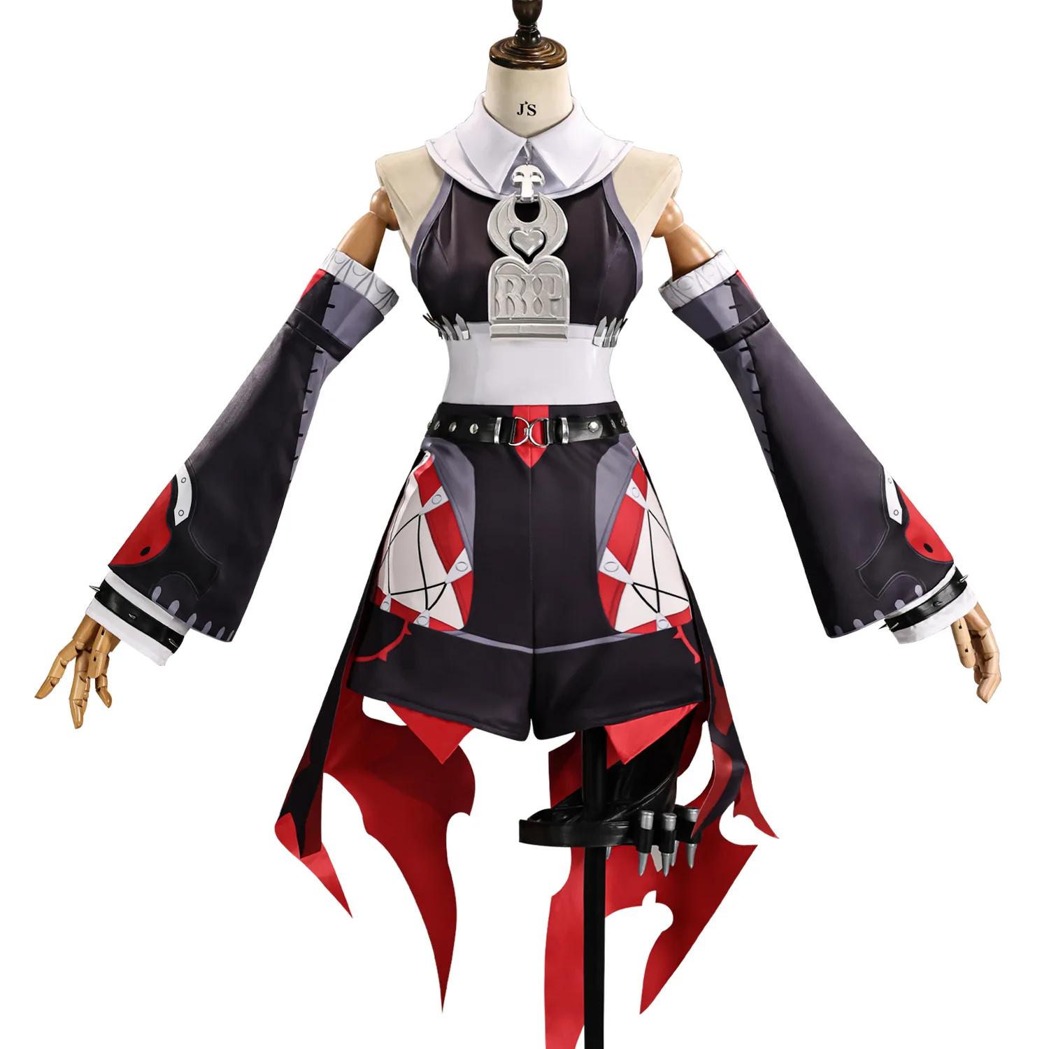 Zzz Roxy Cosplay Costume Game Zenless Zone Zero Ifrita Pryce Costume Women Sexy Uniform Prop Wig Set  Halloween Party Outfit view 6