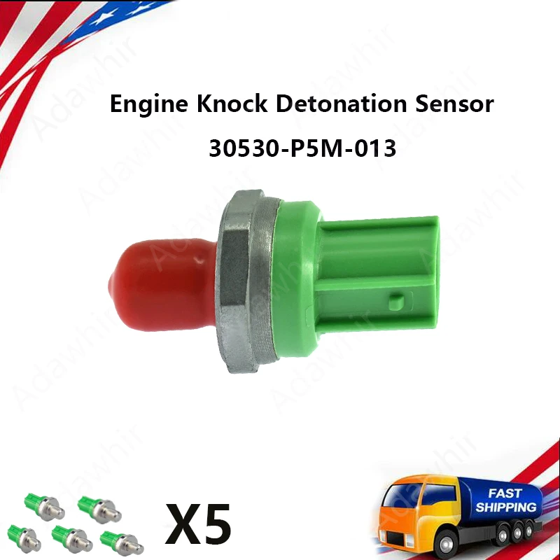 5PCS 30530-P5M-013 for Honda Accord Civic Odyssey Prelude Acura Isuzu 30530P5M013 Detonation Knock Sensor